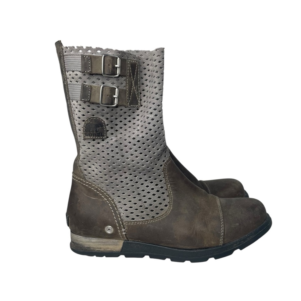 Sorel 9 Major Gray Perforated Boots